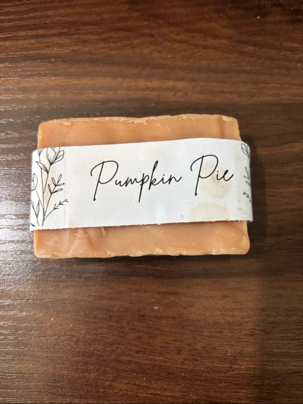 Home Crafted Goats Milk Pumpkin Pie Scented Bar Soap - Picture 1 of 7